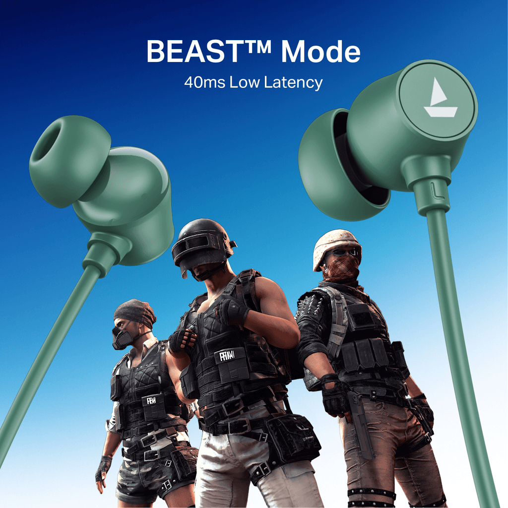 boAt Rockerz 301 ANC | Wireless Neckband Earphones with 40 Hours Playback, 30dB ANC & BEAST™ Mode