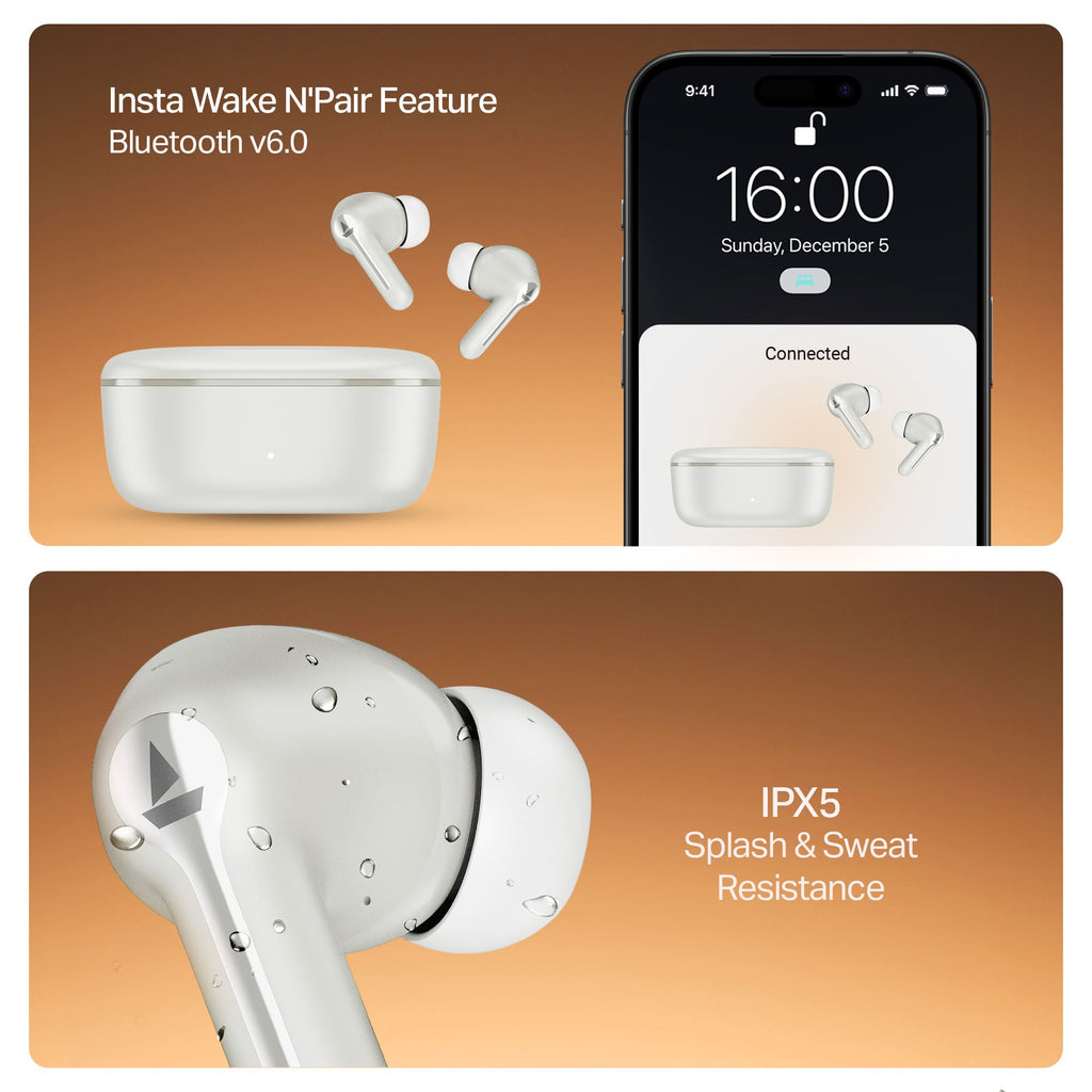 boAt Airdopes Prime 413 | Wireless Earbuds with 50 Hours Playback, BEAST™ Mode & Voice Assistant Support