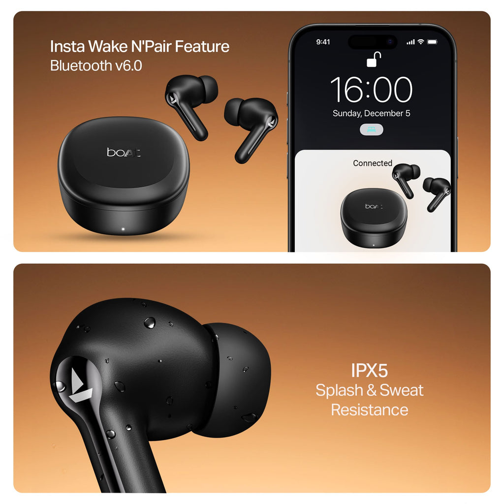boAt Airdopes Prime 413 | Wireless Earbuds with 50 Hours Playback, BEAST™ Mode & Voice Assistant Support