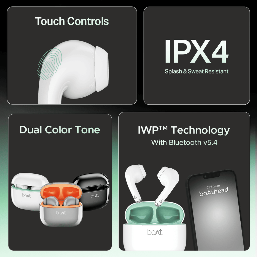 boAt Airdopes 101v2 | Wireless Earbuds with 35 Hours Playback, BEAST™ Mode & ENx™ Tech