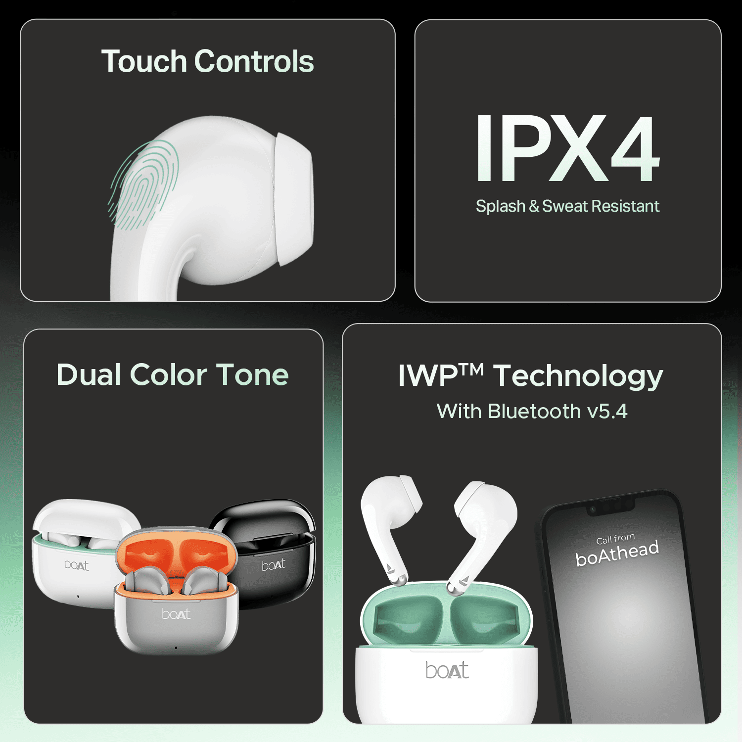 boAt Airdopes 101v2 | Wireless Earbuds with 35 Hours Playback, BEAST™ Mode & ENx™ Tech