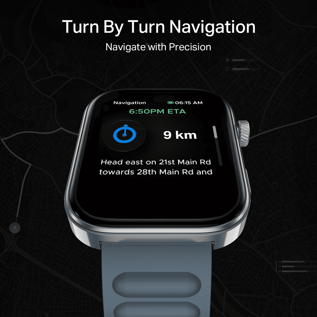 boAt Chrome Endeavour | Smartwatch with 1.96" AMOLED Display, AI Coach, Auto Activity Detection & Turn-by-Turn Navigation