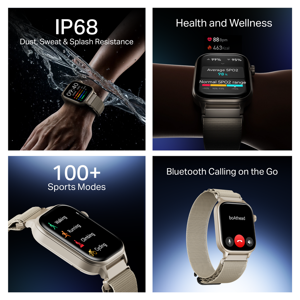 boAt Storm Infinity Plus | Power-Packed Smartwatch with HD Display & 20-Day Battery