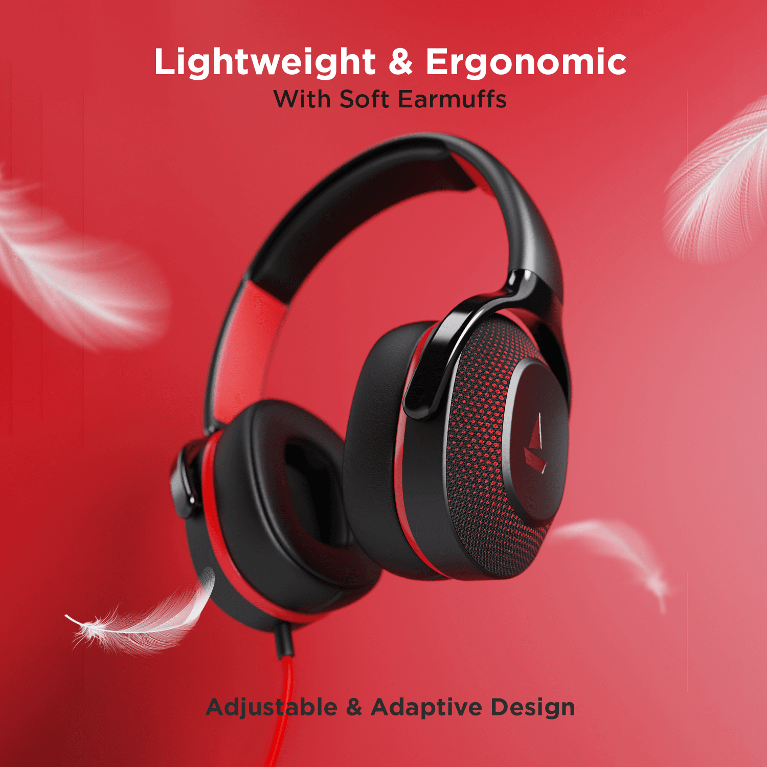 boAt Bassheads 950v2 | Wired Headphone with 40mm drivers, Passive Noise Isolation & built-in mic, Deep Bass