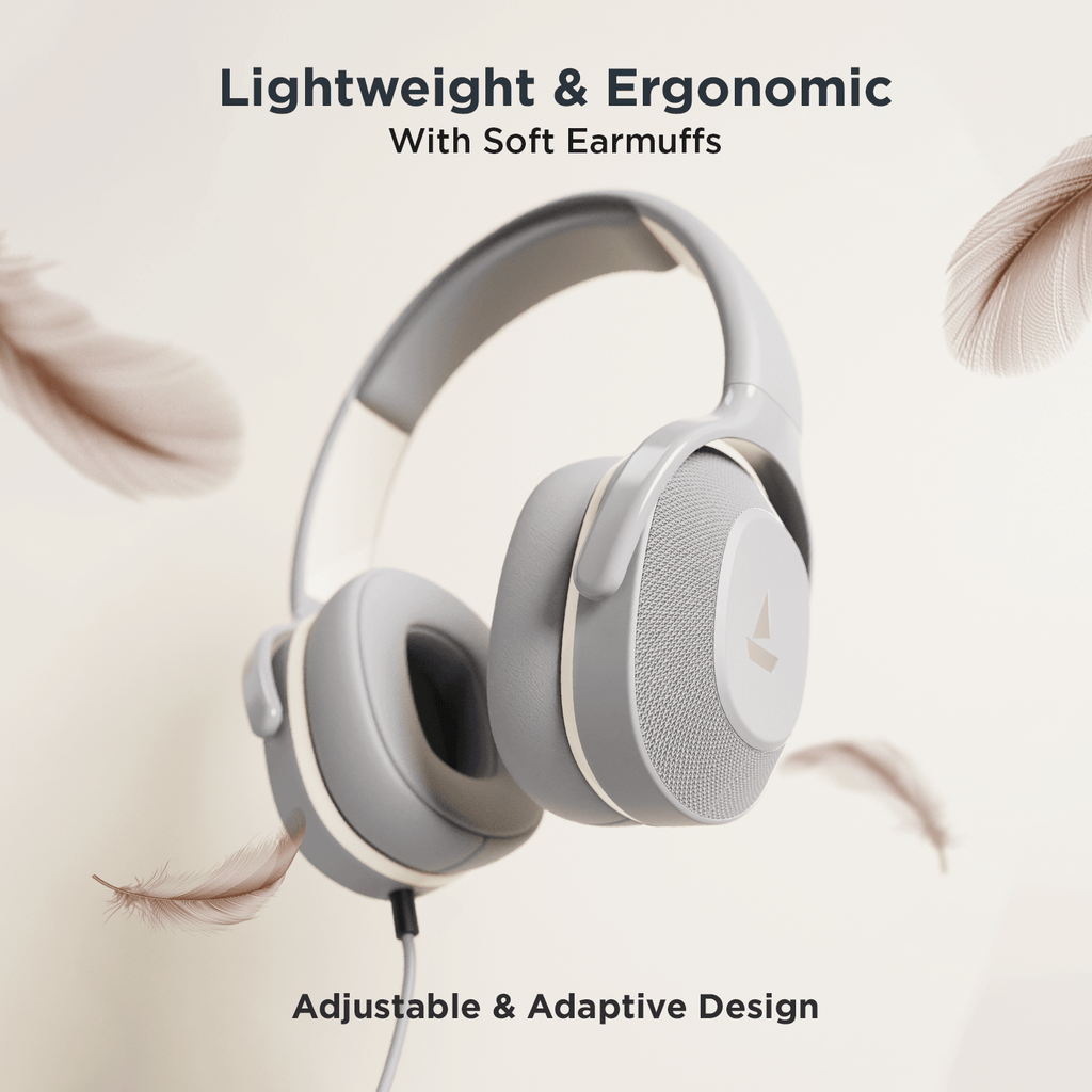 boAt Bassheads 950v2 | Wired Headphone with 40mm drivers, Passive Noise Isolation & built-in mic, Deep Bass