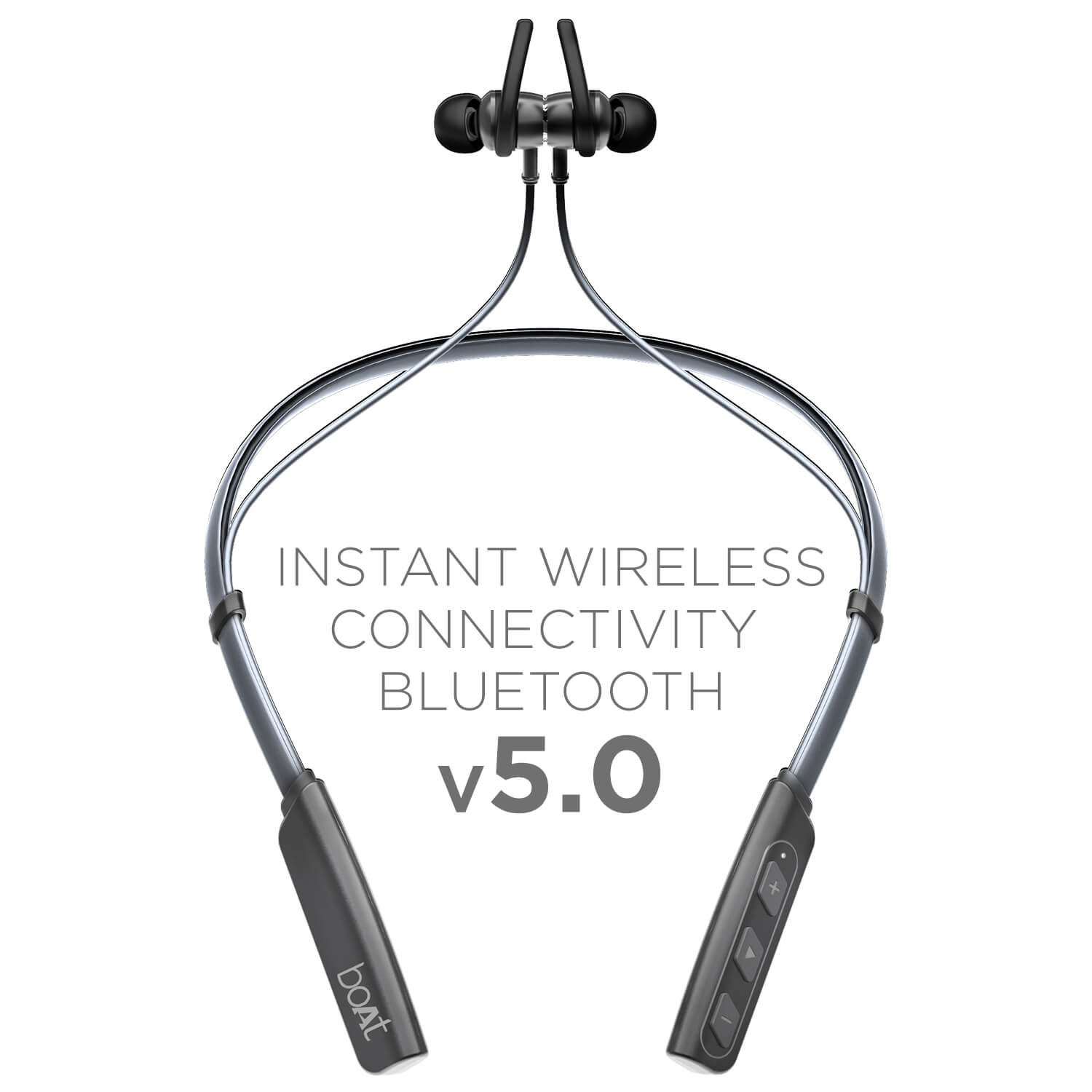 boAt Rockerz 238 | Bluetooth Stereo Wireless Earphone with Up to 8 Hours of Uninterrupted Music, Fast Charging, IPX5 sweat and water resistance