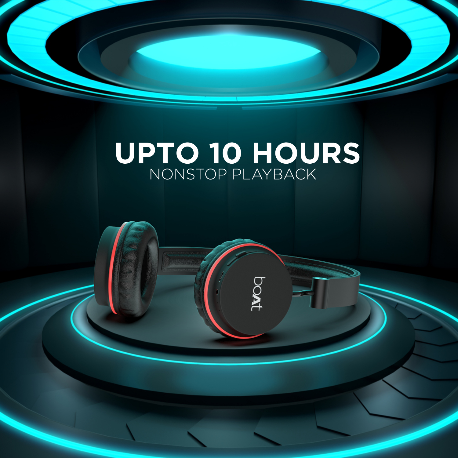 boAt Rockerz 400 | Wireless Bluetooth Headphone with 40mm Dyanmic Drivers, 8 Hours Non-Stop Playback, Lightweight & Portable