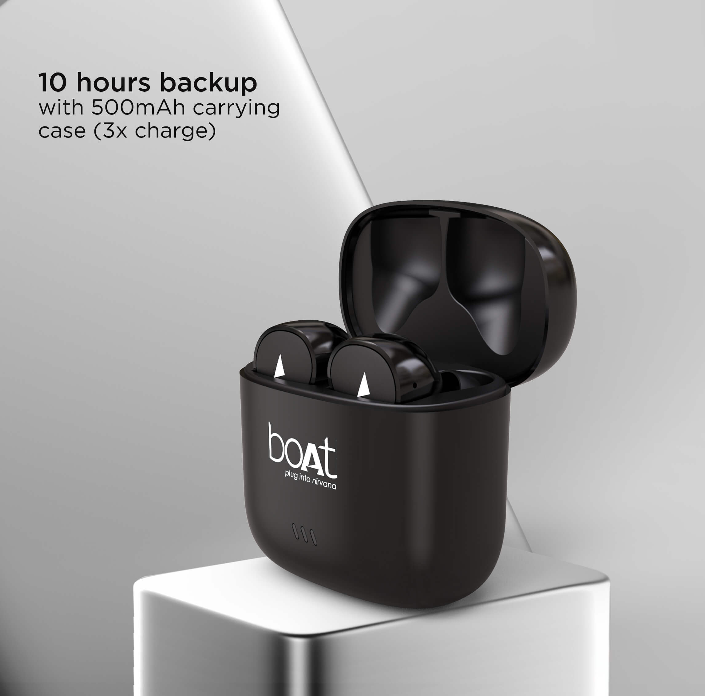 boAt Airdopes 433 | Wireless Earbuds with 7mm drivers, IPX4 water resistance, 500mAh Charging Case, Music upto 10 Hours