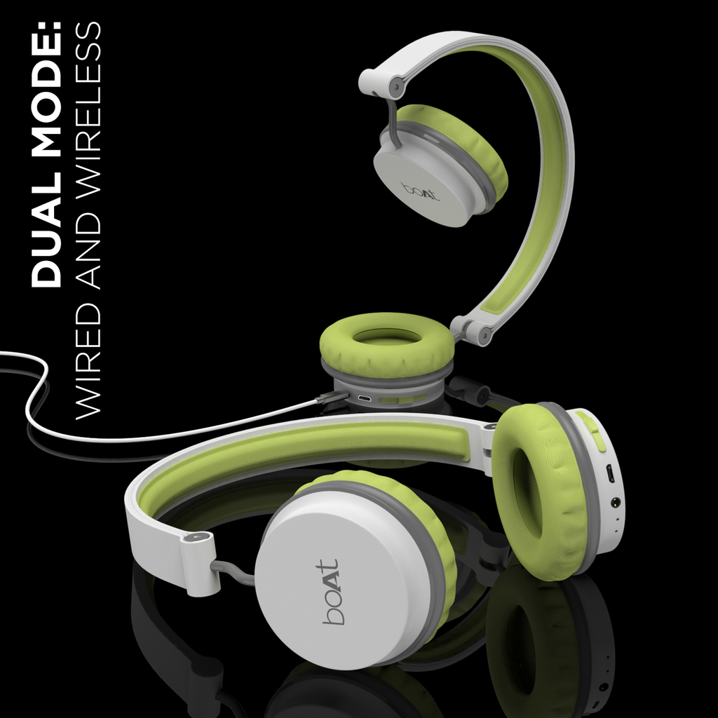 boAt Rockerz 410 | Bluetooth Headphone for Work from Home, 8 Hours Playback, 40mm Dynamic Drivers, Super Extra Bass