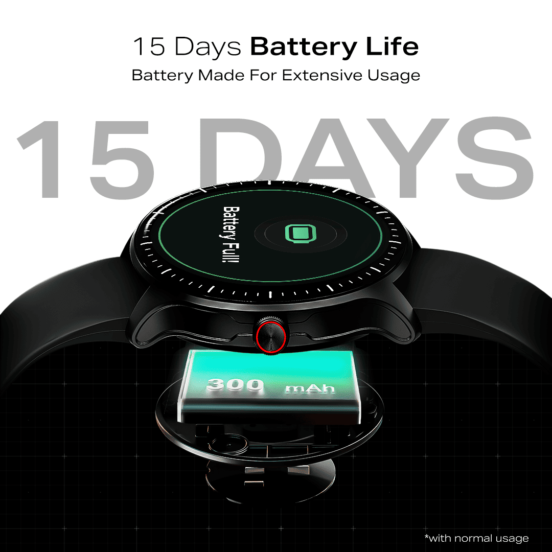 boAt Valour Watch 1 GPS | 1.43" AMOLED Smartwatch with In-Built GPS, 15-Day Battery Life & AI Workout Detection