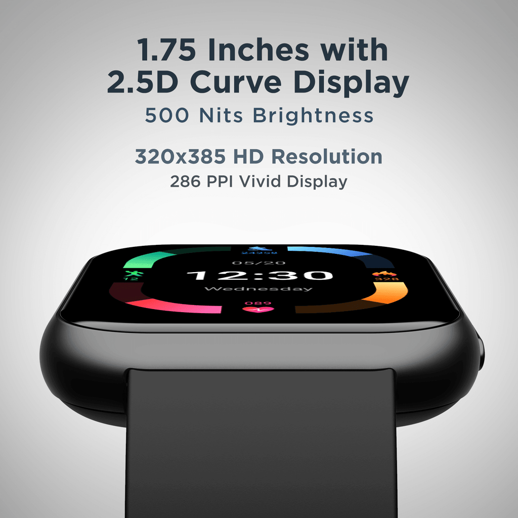 boAt Blaze | Fast Charging Smart Watch with 1.75" (4.45 cm) HD Display, Upto 10 Days of Battery Life, Heart Rate & SPO2 Monitoring