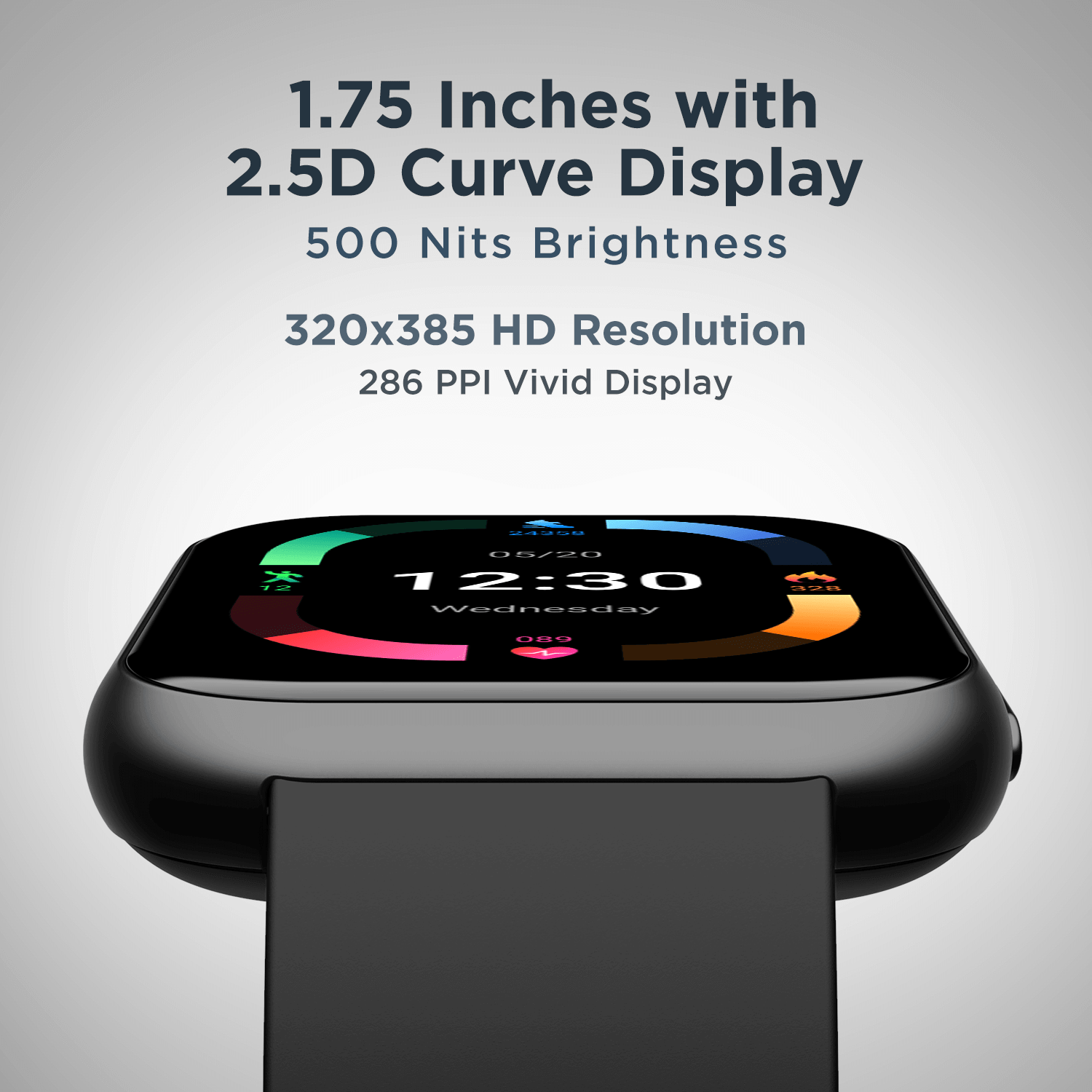 boAt Blaze | Fast Charging Smart Watch with 1.75" (4.45 cm) HD Display, Upto 10 Days of Battery Life, Heart Rate & SPO2 Monitoring