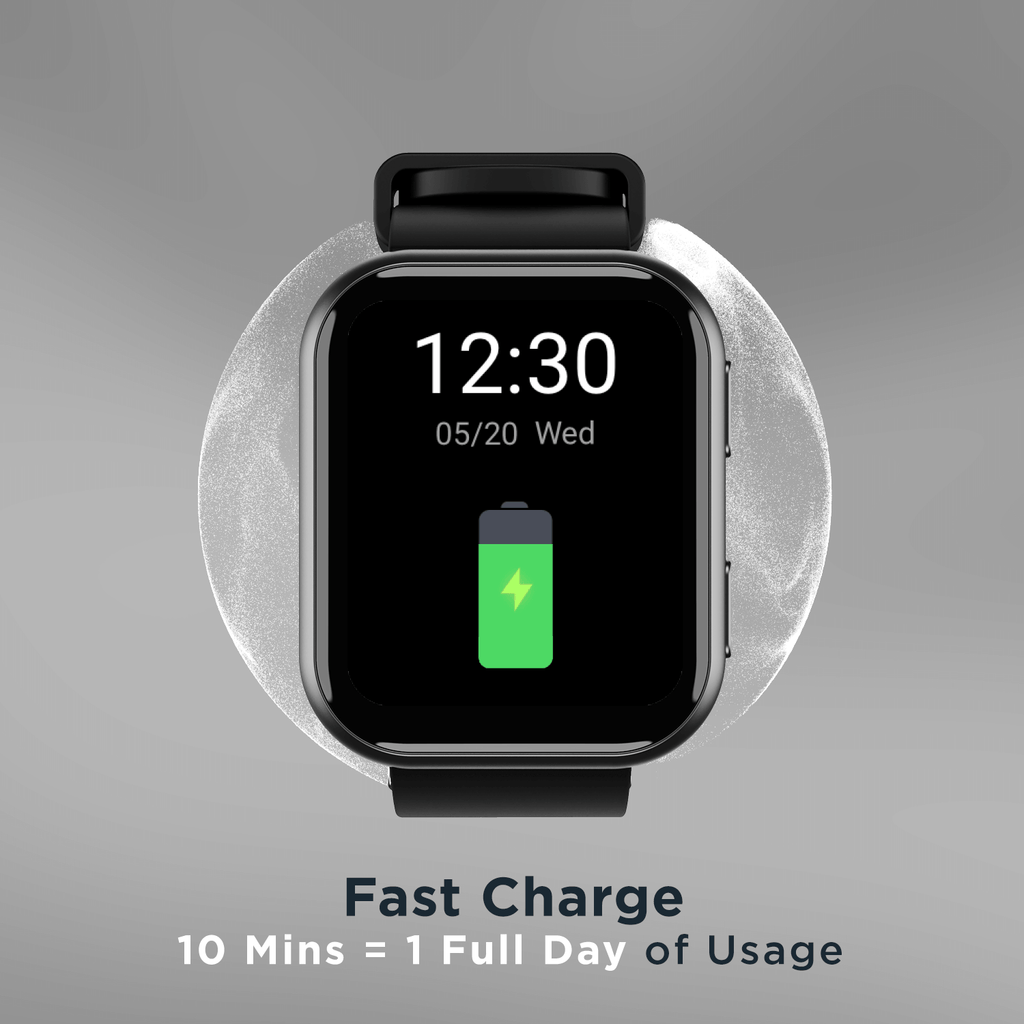 boAt Blaze | Fast Charging Smart Watch with 1.75" (4.45 cm) HD Display, Upto 10 Days of Battery Life, Heart Rate & SPO2 Monitoring