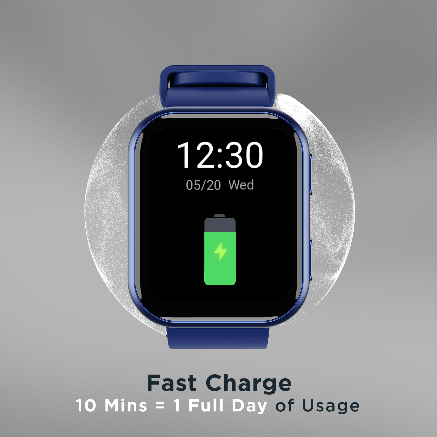 boAt Blaze | Fast Charging Smart Watch with 1.75" (4.45 cm) HD Display, Upto 10 Days of Battery Life, Heart Rate & SPO2 Monitoring