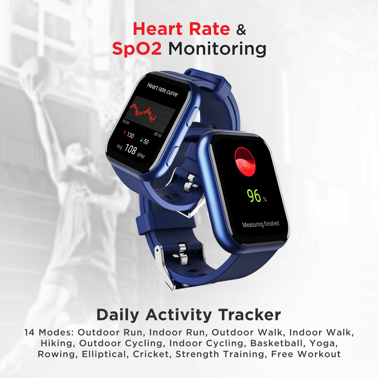 boAt Blaze | Fast Charging Smart Watch with 1.75" (4.45 cm) HD Display, Upto 10 Days of Battery Life, Heart Rate & SPO2 Monitoring