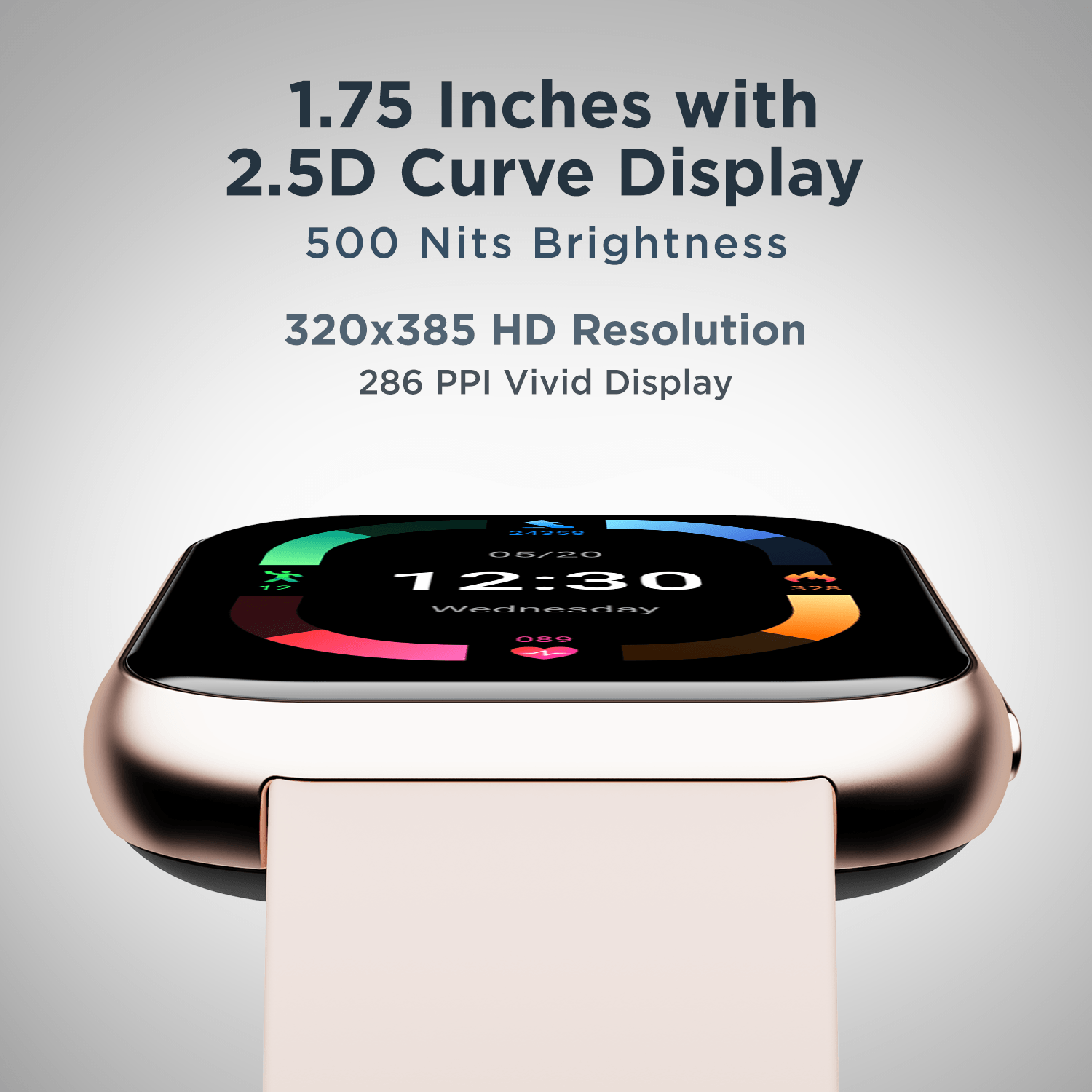 boAt Blaze | Fast Charging Smart Watch with 1.75" (4.45 cm) HD Display, Upto 10 Days of Battery Life, Heart Rate & SPO2 Monitoring