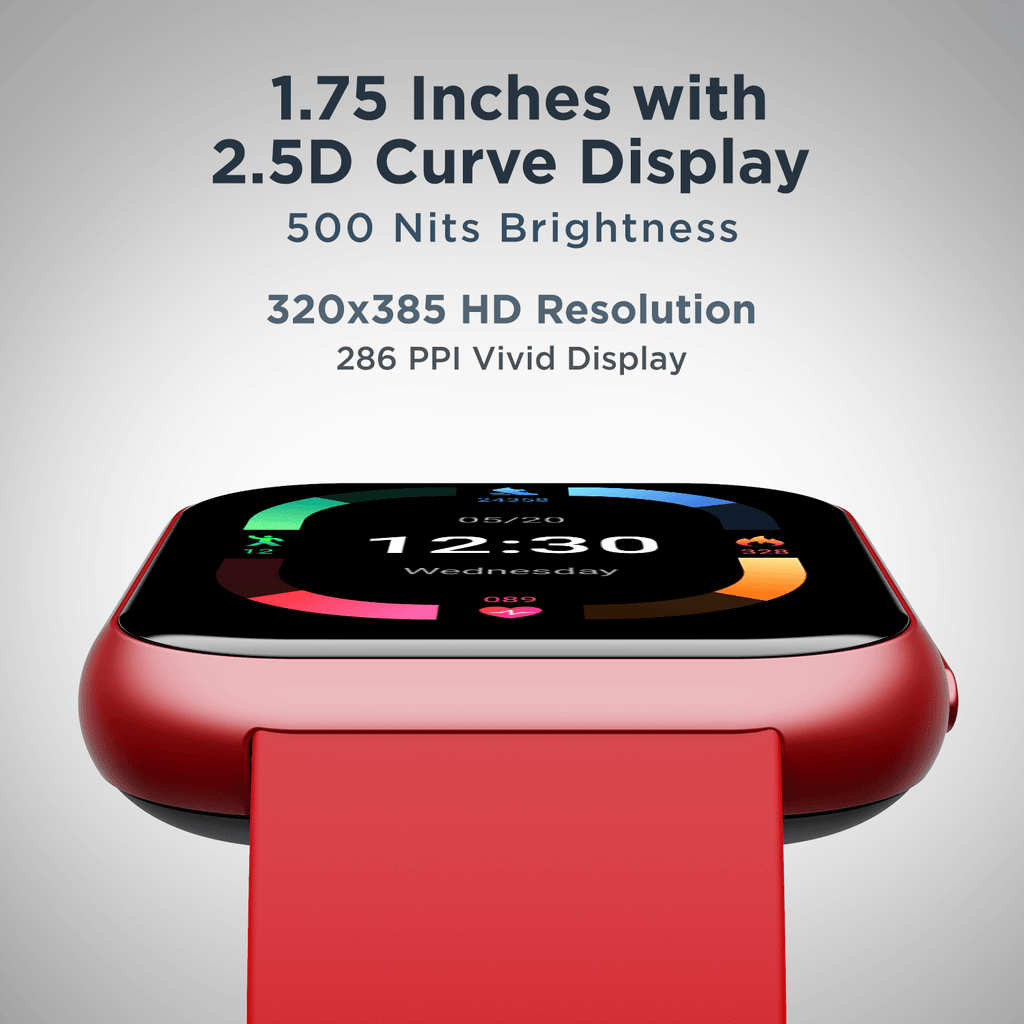 boAt Blaze | Fast Charging Smart Watch with 1.75" (4.45 cm) HD Display, Upto 10 Days of Battery Life, Heart Rate & SPO2 Monitoring