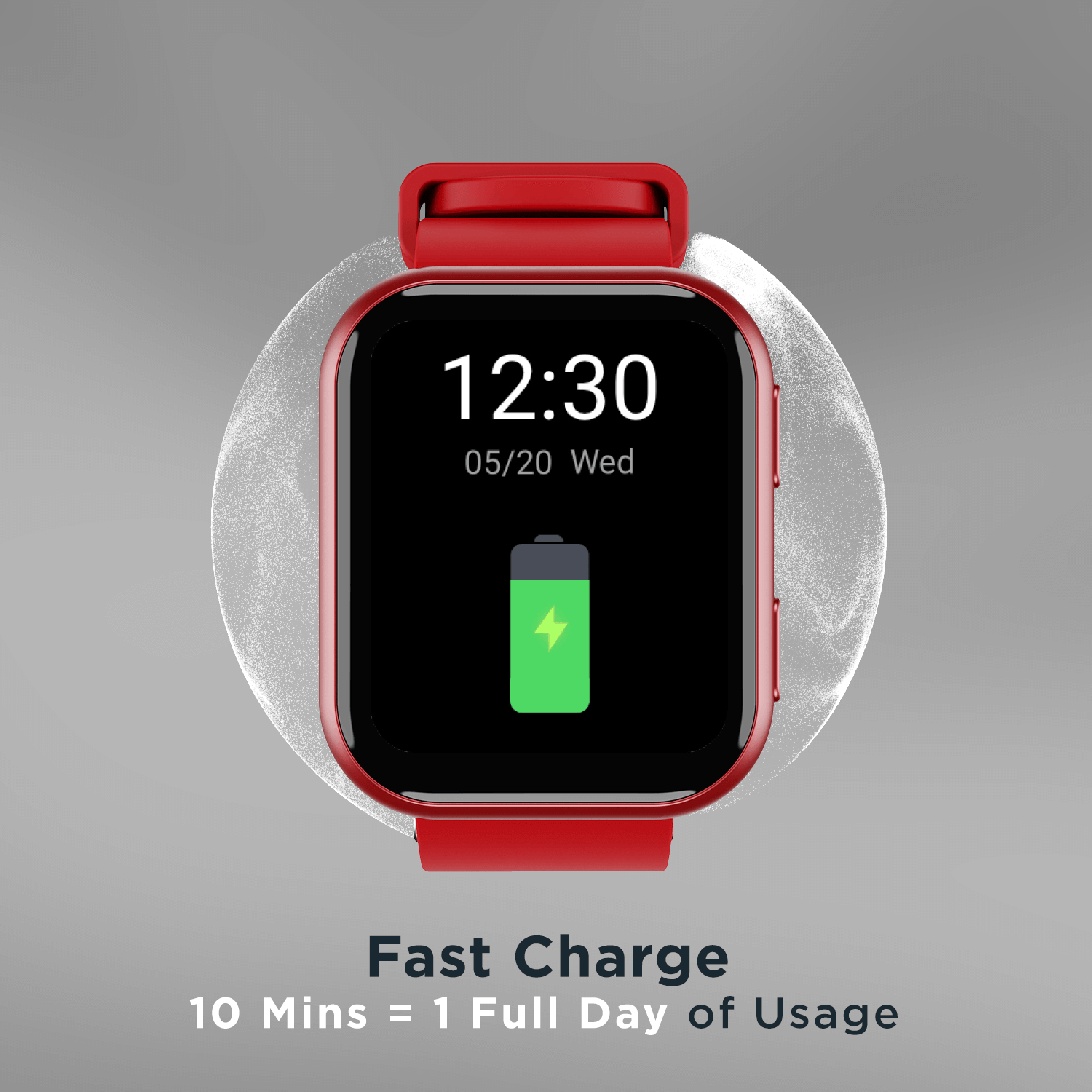 boAt Blaze | Fast Charging Smart Watch with 1.75" (4.45 cm) HD Display, Upto 10 Days of Battery Life, Heart Rate & SPO2 Monitoring