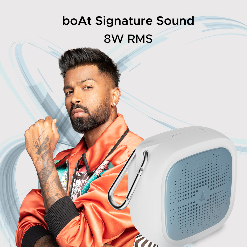 boAt Stone 200 Pro | Portable Bluetooth Speaker with 8W RMS Sound, 12H Playback, 52mm Drivers