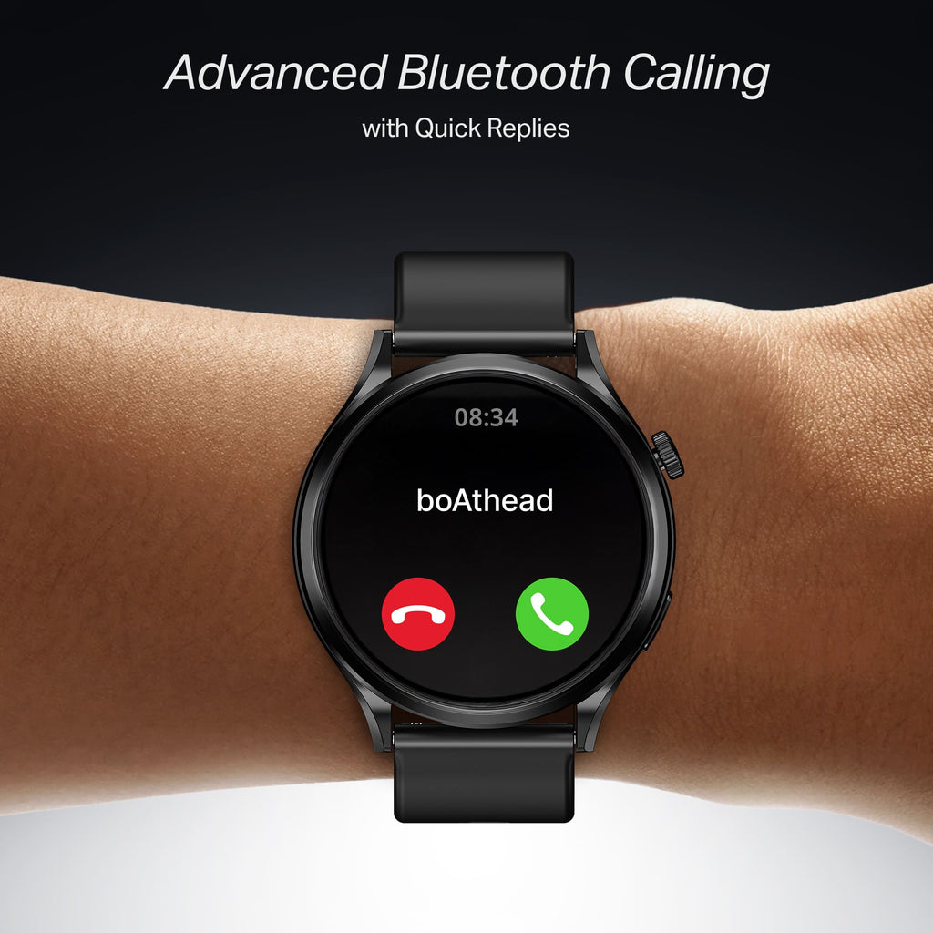 boAt Lunar Discovery Pro | Premium Smartwatch with 1.39" HD Display, Advanced BT Calling & Health Monitoring