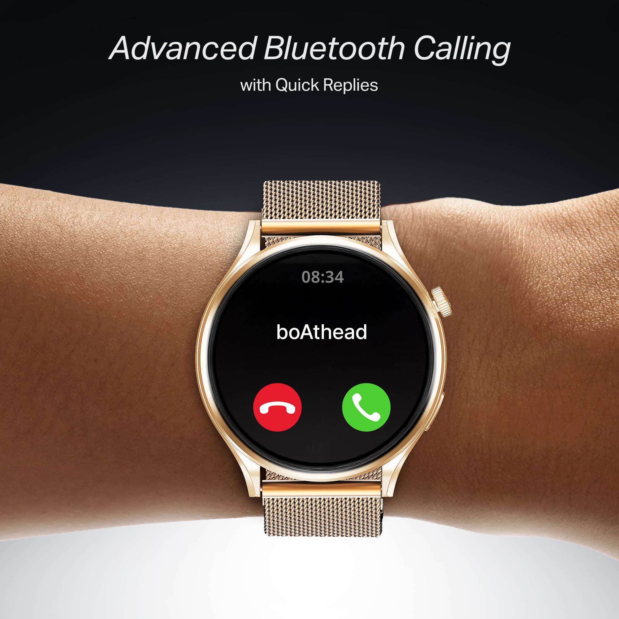 boAt Lunar Discovery Pro | Premium Smartwatch with 1.39" HD Display, Advanced BT Calling & Health Monitoring