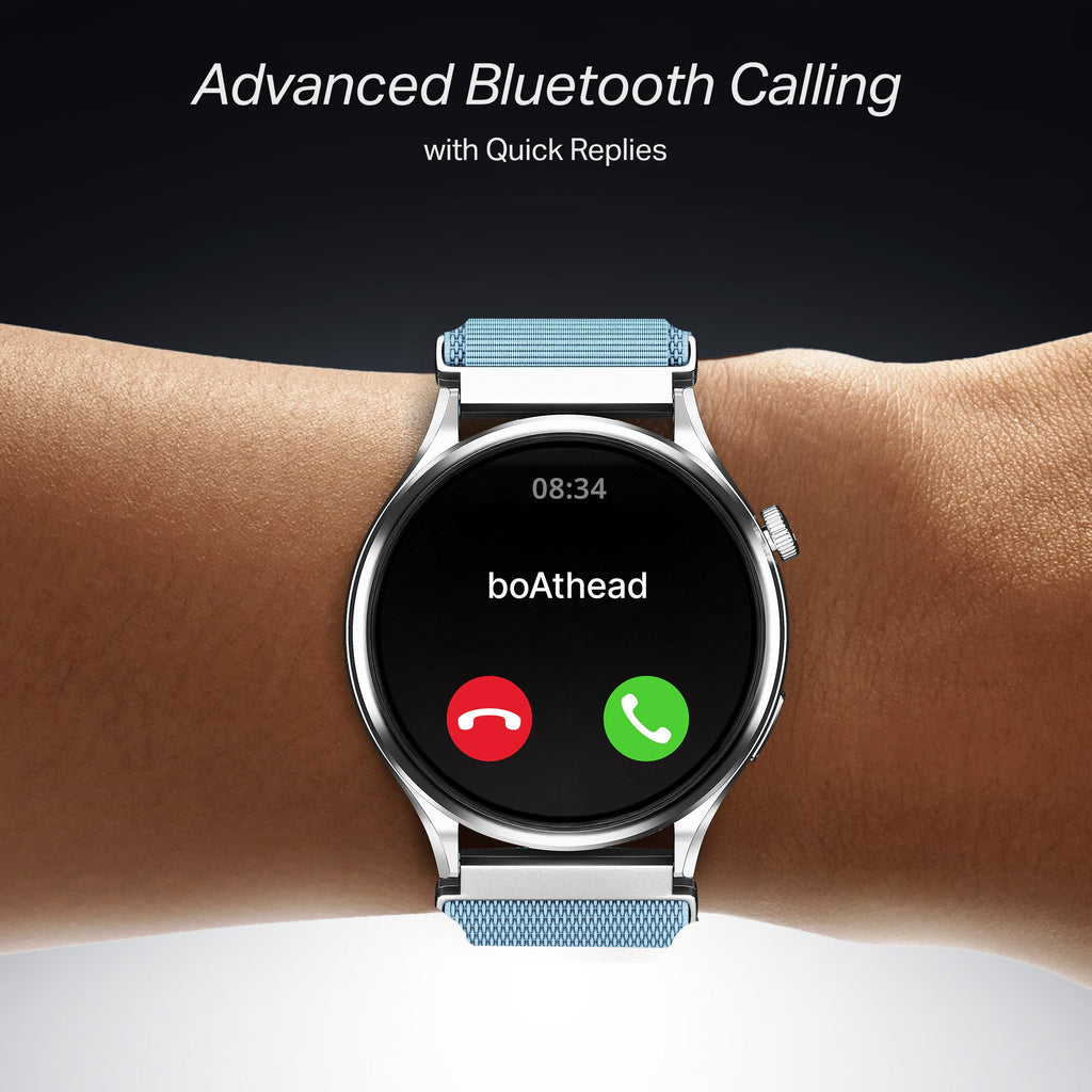 boAt Lunar Discovery Pro | Premium Smartwatch with 1.39" HD Display, Advanced BT Calling & Health Monitoring