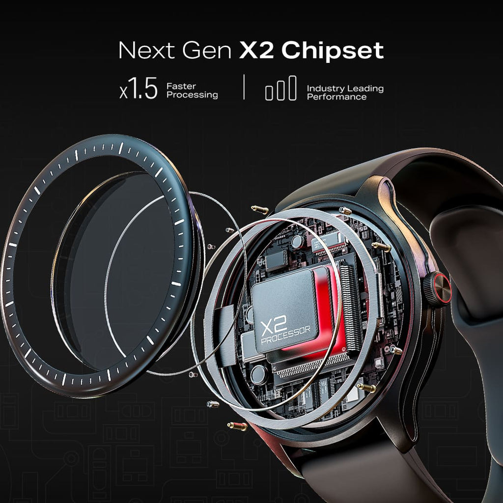 boAt Valour Watch 1 GPS | 1.43" AMOLED Smartwatch with In-Built GPS, 15-Day Battery Life & AI Workout Detection