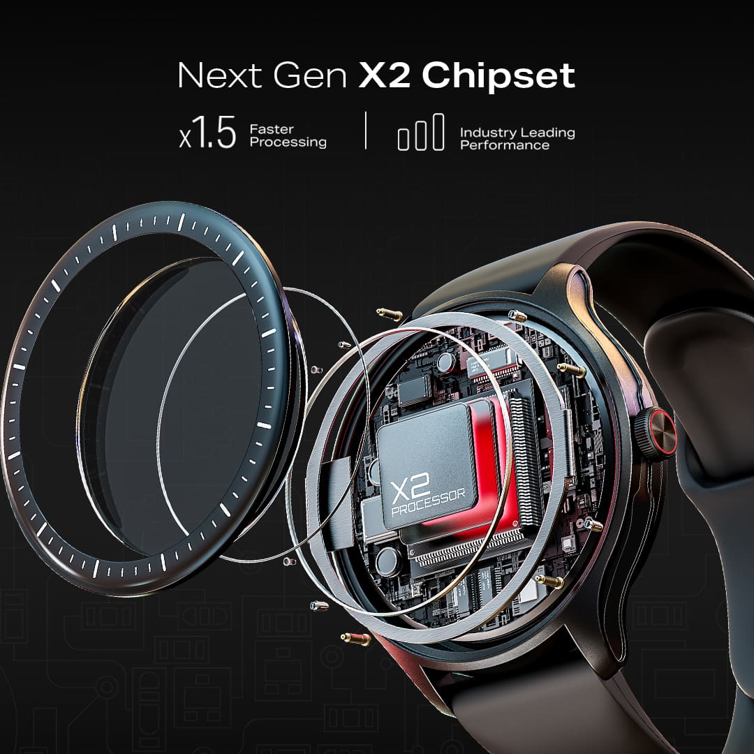 boAt Valour Watch 1 GPS | 1.43" AMOLED Smartwatch with In-Built GPS, 15-Day Battery Life & AI Workout Detection