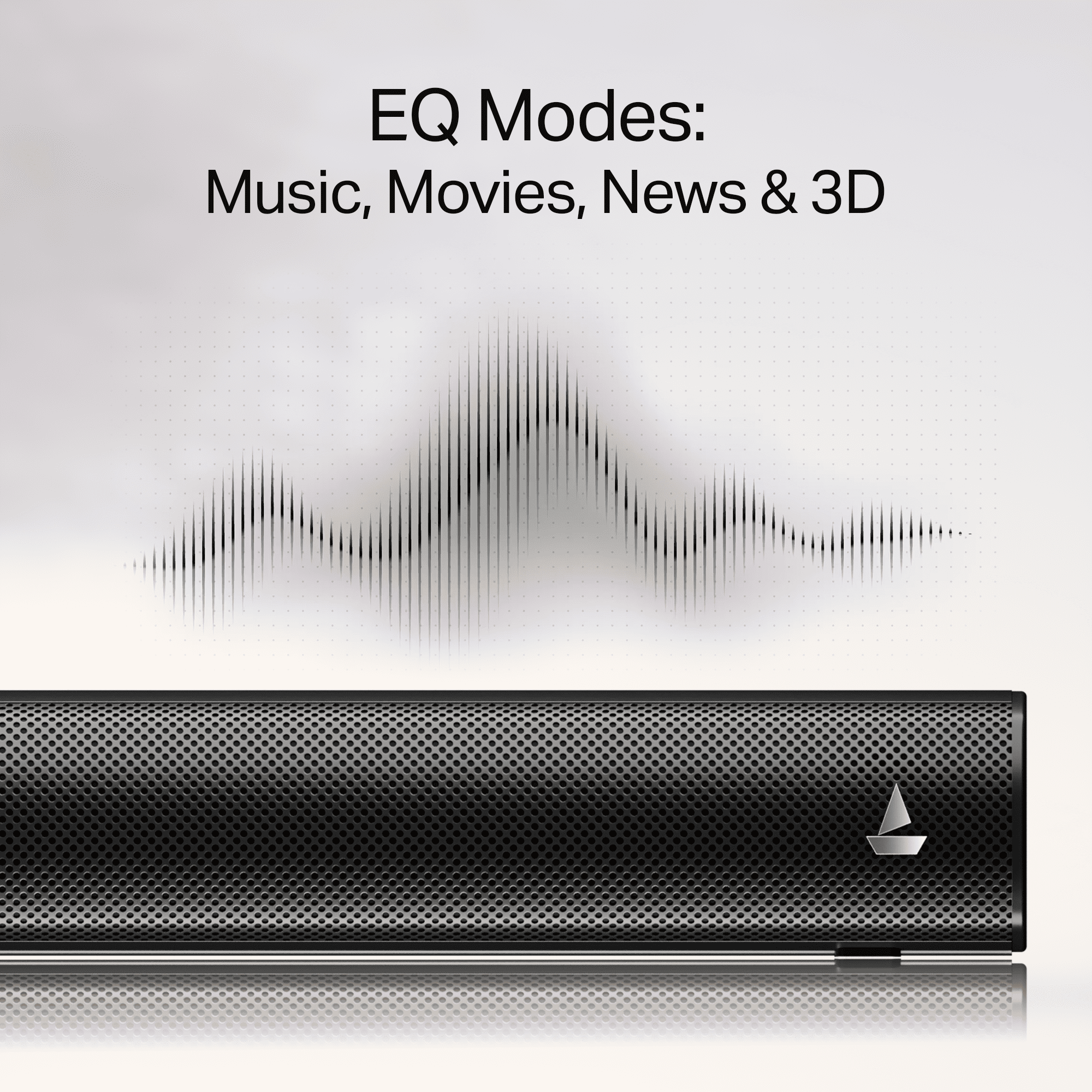 boAt Aavante Pulse | 120W 2.1 Channel Soundbar with Bluetooth v5.4, EQ Modes & Master Remote
