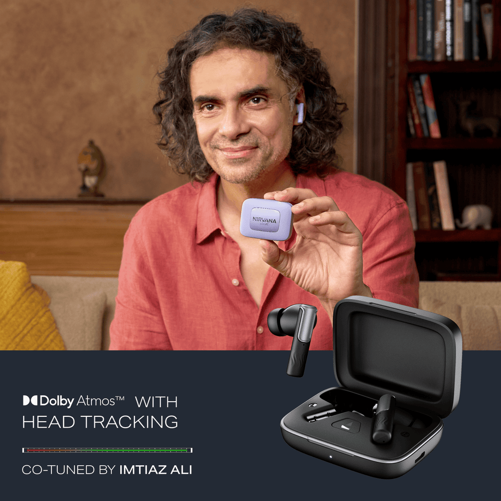 boAt Nirvana Ivy Pro | Wireless Earbuds with Dolby Head Tracking, 50H Playback, 52dB ANC & Adaptive EQ by Mimi
