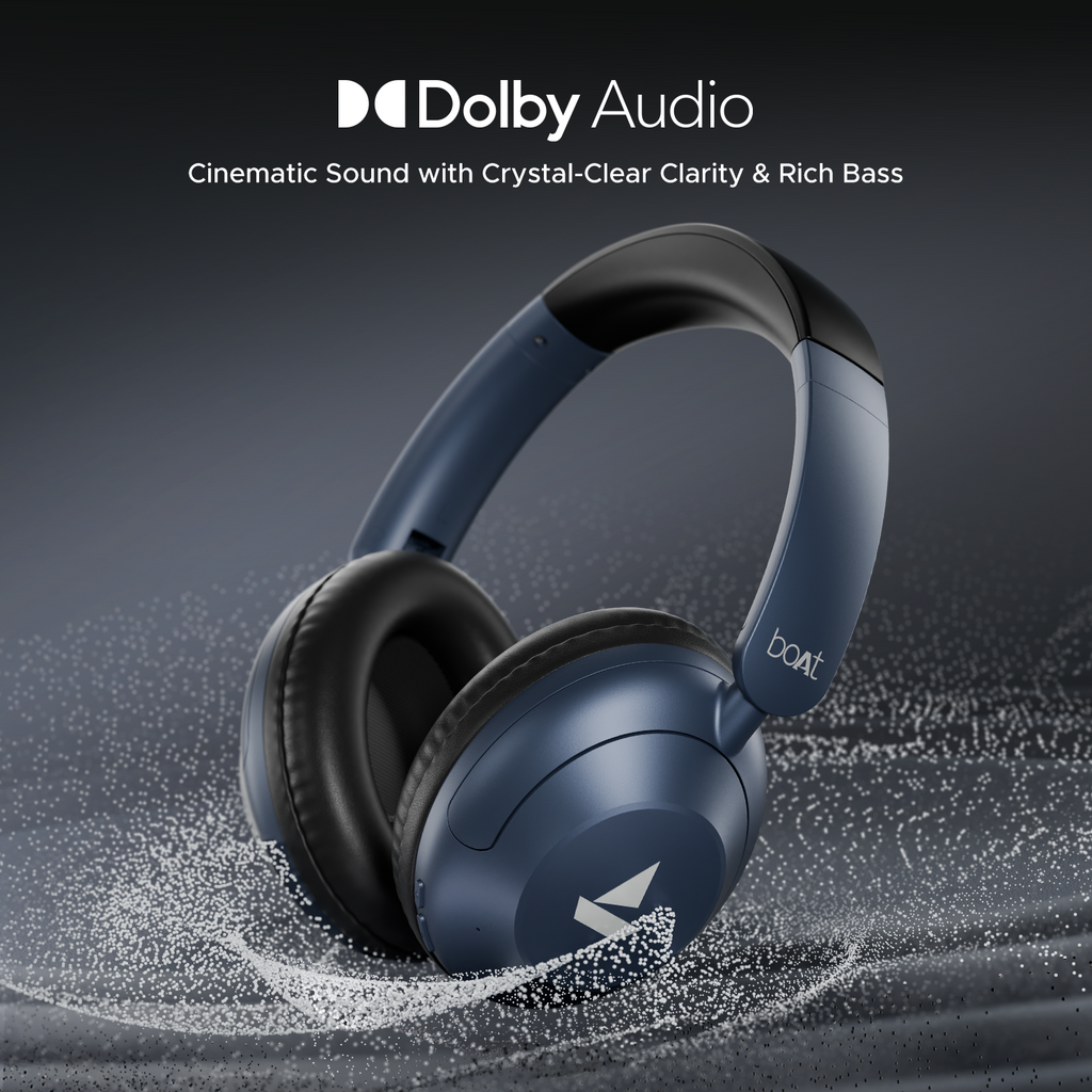 boAt Rockerz 650 Pro | Wireless Headphone with 80 Hours Playback, Dolby Audio, Touch & Swipe Controls