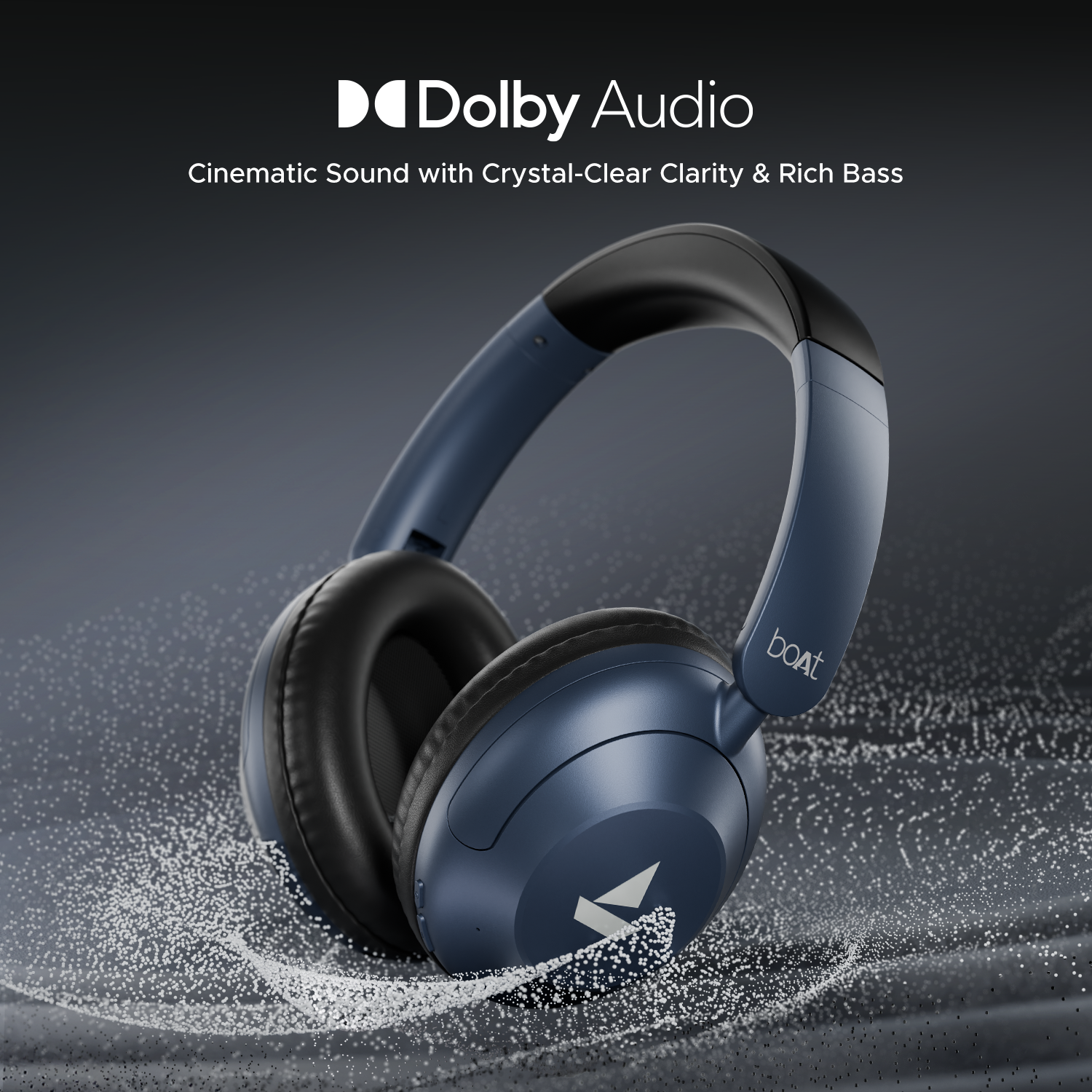 boAt Rockerz 650 Pro | Wireless Headphone with 80 Hours Playback, Dolby Audio, Touch & Swipe Controls