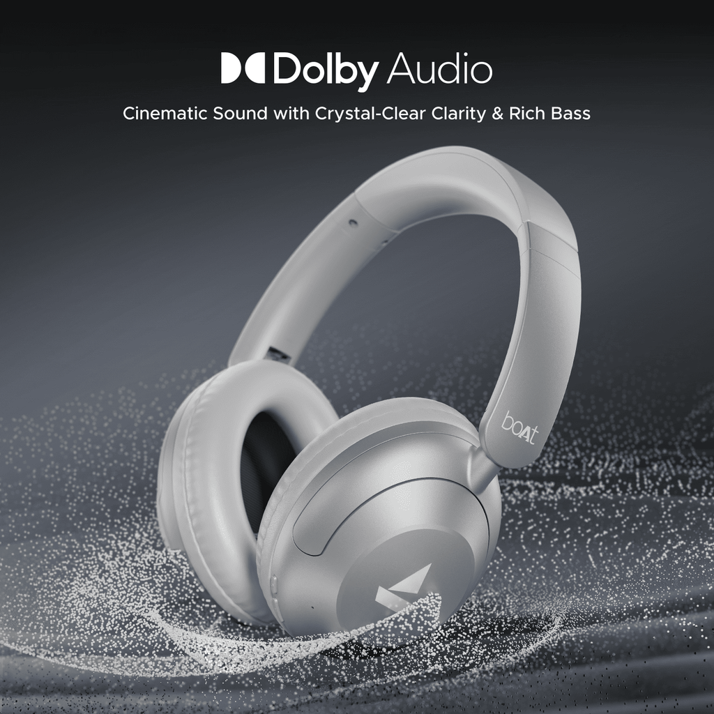 boAt Rockerz 650 Pro | Wireless Headphone with 80 Hours Playback, Dolby Audio, Touch & Swipe Controls
