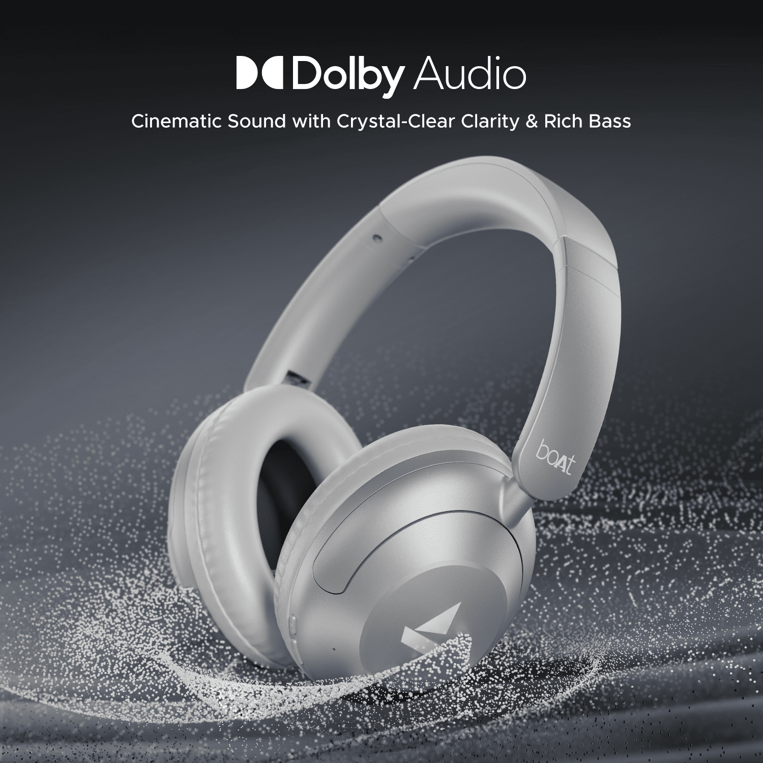 boAt Rockerz 650 Pro | Wireless Headphone with 80 Hours Playback, Dolby Audio, Touch & Swipe Controls