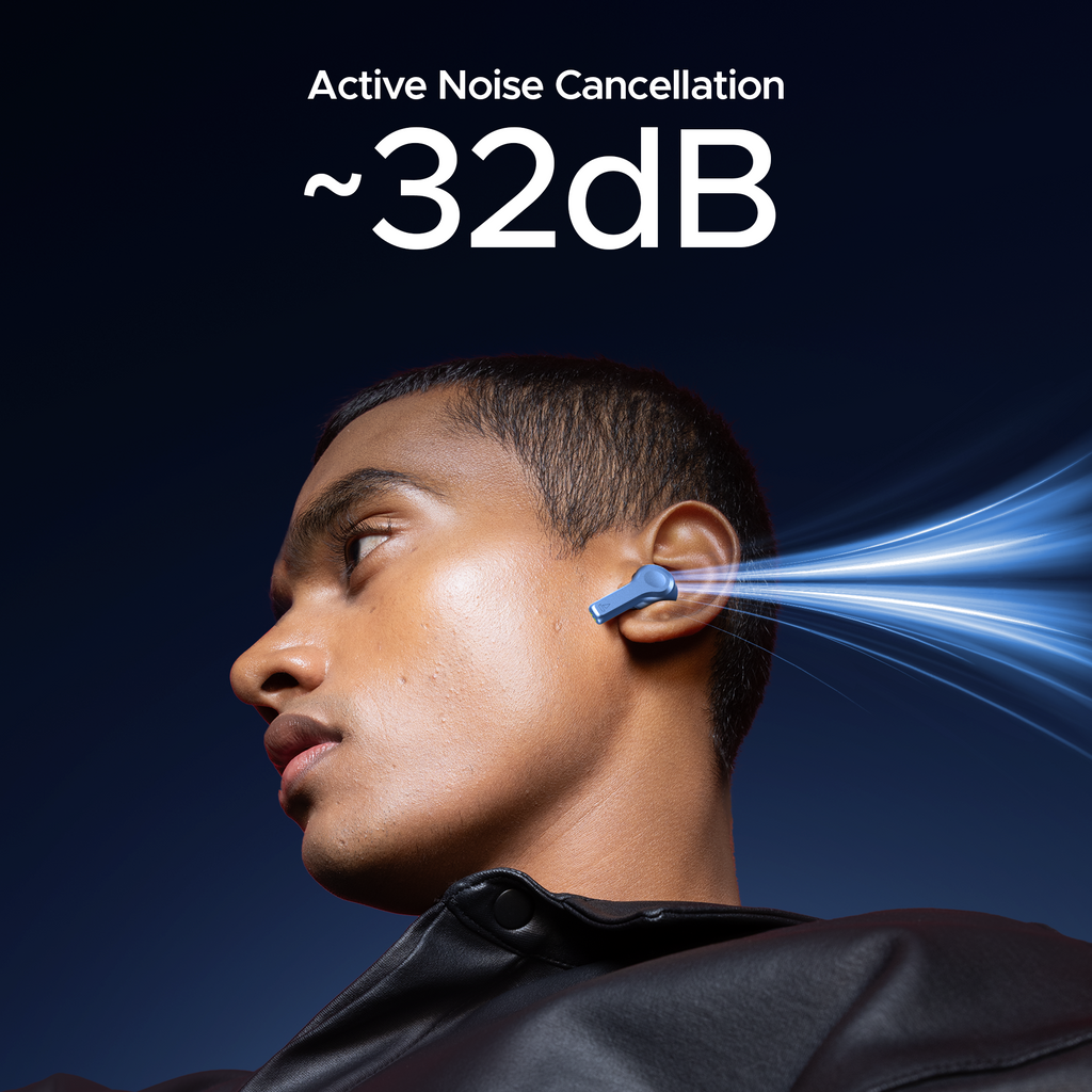 boAt Nirvana Space | TWS Earbuds with boAt 360º Spatial Audio, 32dB Active Noise Cancellation