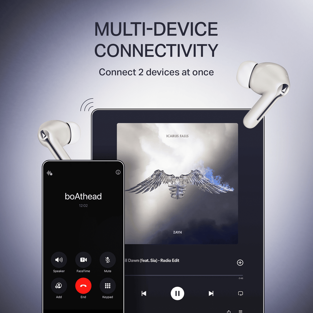 boAt Airdopes Prime 511 | Wireless Earbuds with 50 Hours Playback, AI-ENx™ Calling, Multipoint Connectivity & boAt Signature Sound