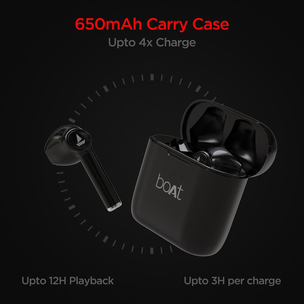 boAt Airdopes 131 SS Edition | TWS Earbuds with upto 60 Hours Playback, 13mm Drivers, IWP Technology, 650mAh Charging Case