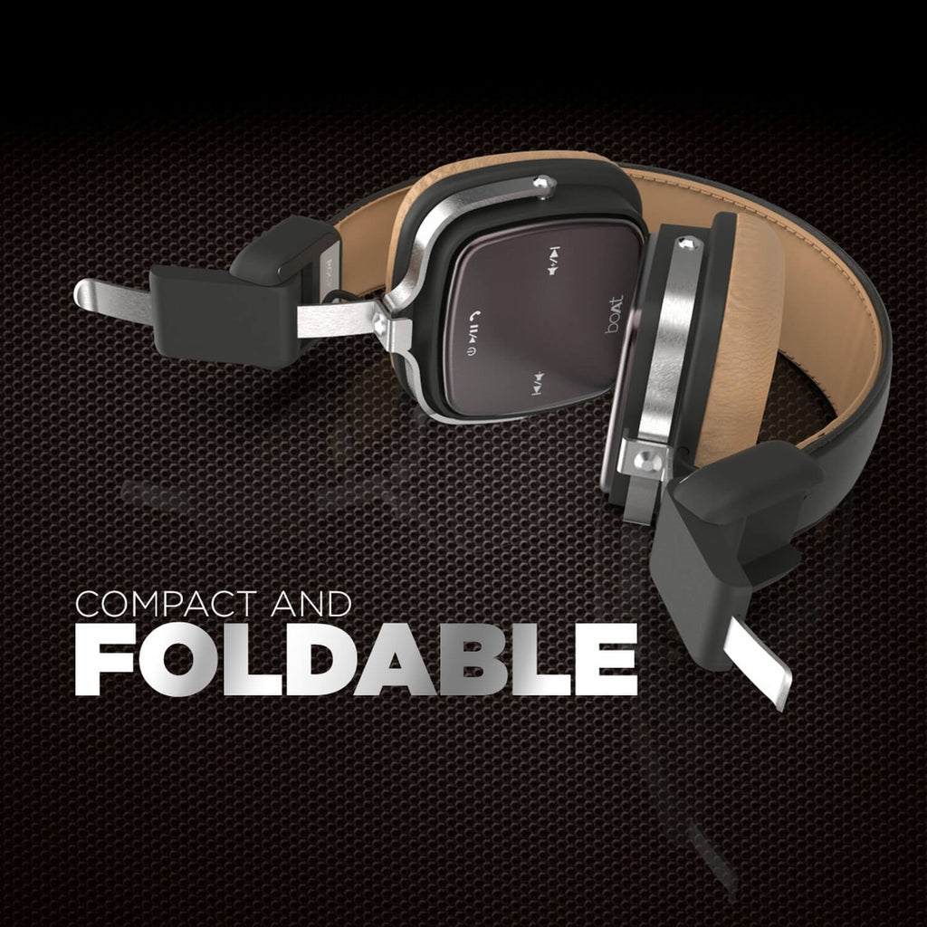 boAt Rockerz 600 | Bluetooth Headphone with 40mm Dynamic Driver, 8 Hours Playback, Easy Tap Controls, 300mah Battery