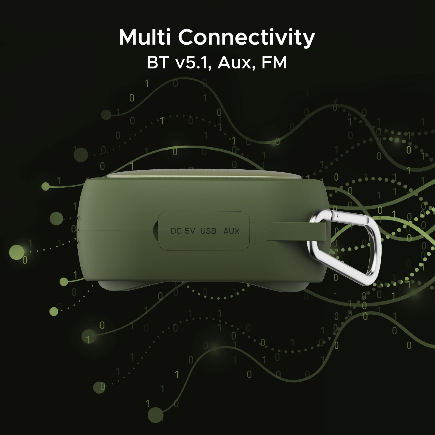 boAt Stone 200 Pro | Portable Bluetooth Speaker with 8W RMS Sound, 12H Playback, 52mm Drivers