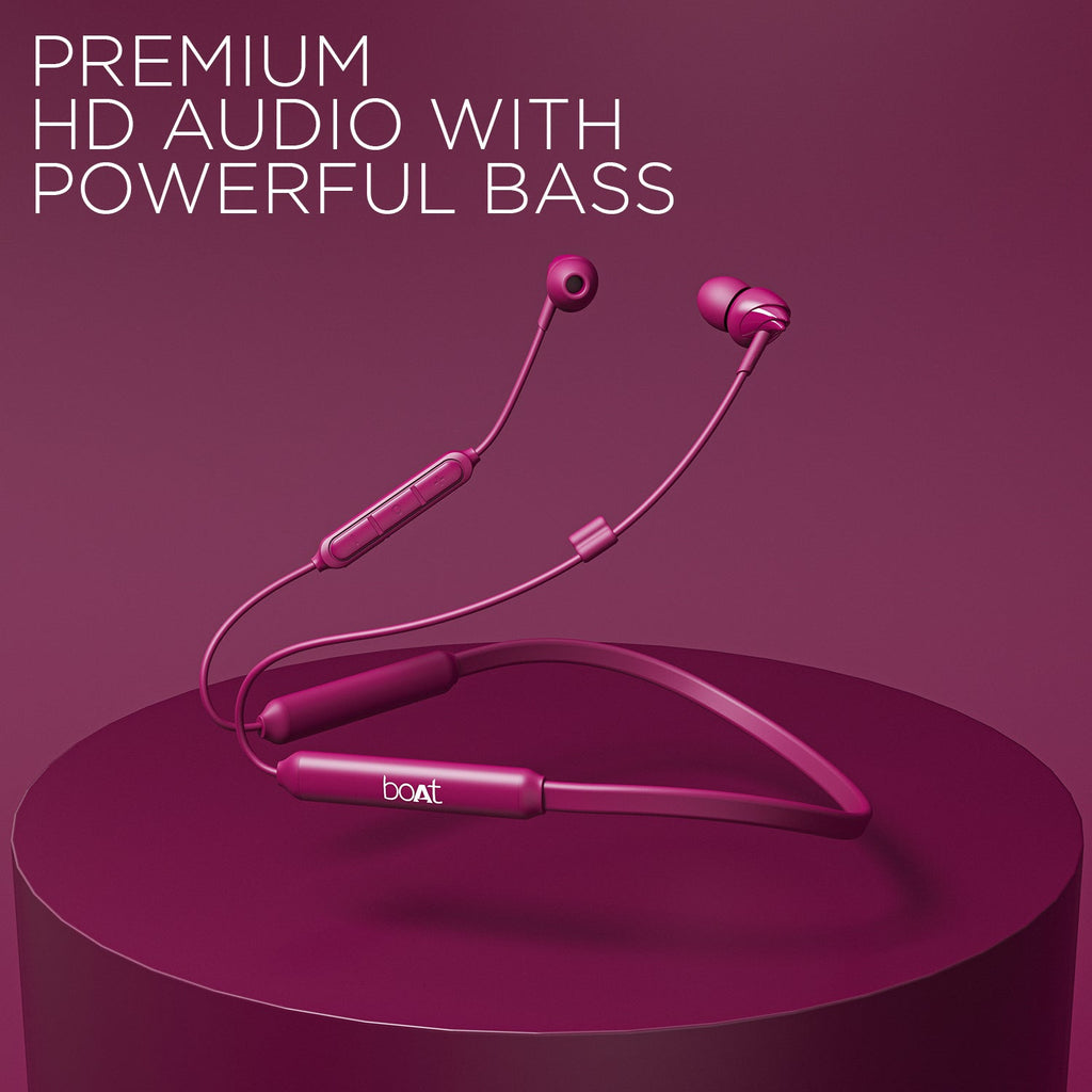 boAt 100 Wireless | Premium HD Sound with Dynamic 10mm Drivers, Wireless Bluetooth V5.0 connection, 30 Hours Playback