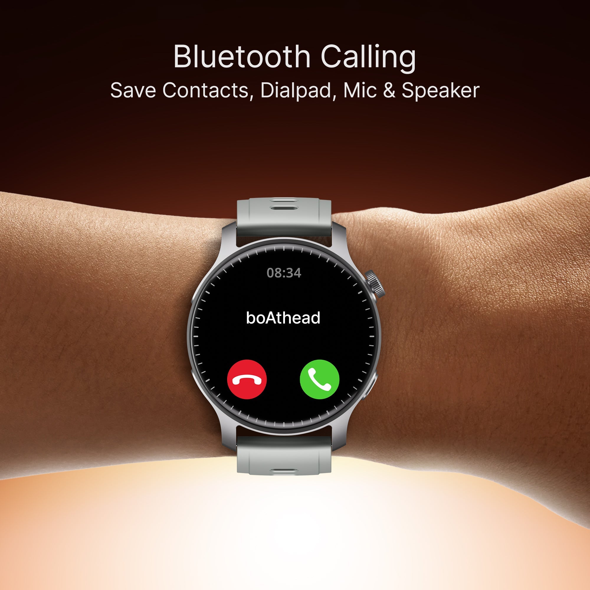 boAt Ultima Prime | Smartwatch with 1.43" AMOLED Display, Cloud Watch Faces, Emergency SOS, BT Calling, Functional Crown