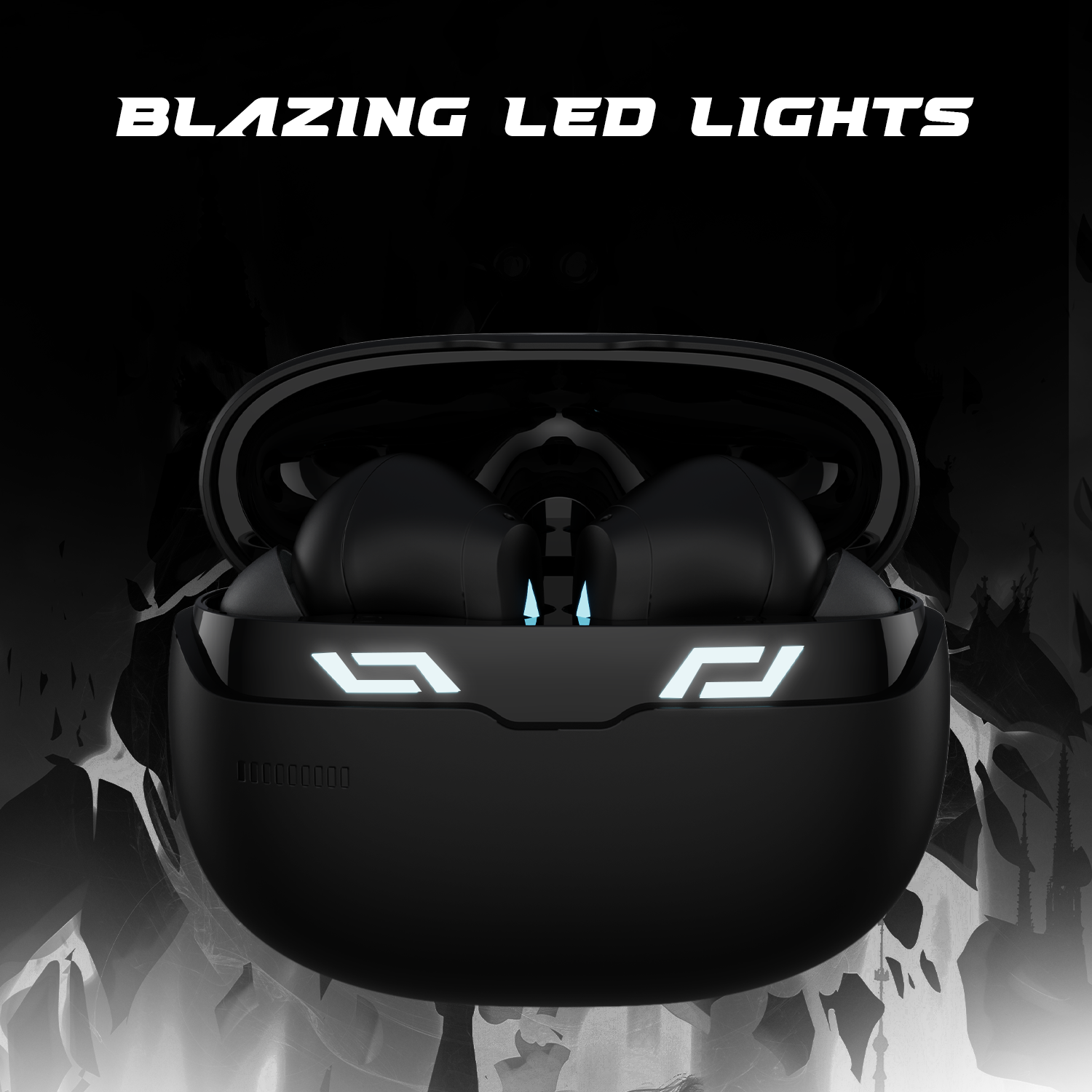 boAt Immortal 101 | True Wireless Gaming Earbuds with 30 Hours Playback, Blazing LED Lights, BEAST™️Mode, ASAP™ Charge