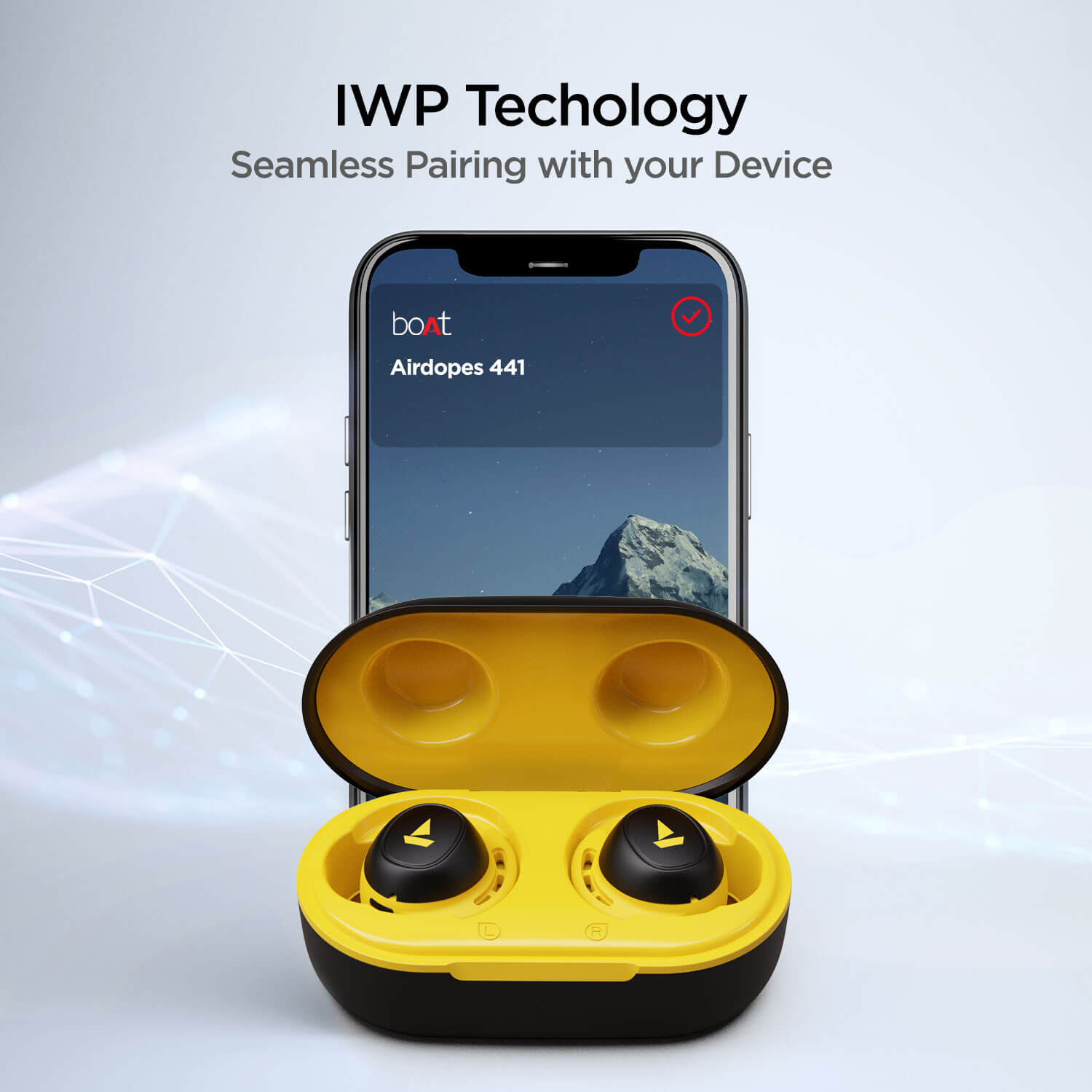 boAt Airdopes 441 | Wireless Earbuds with 6mm Driver, Nonstop Music Upto 20 Hours, IPX7 Water & Sweat Resistance