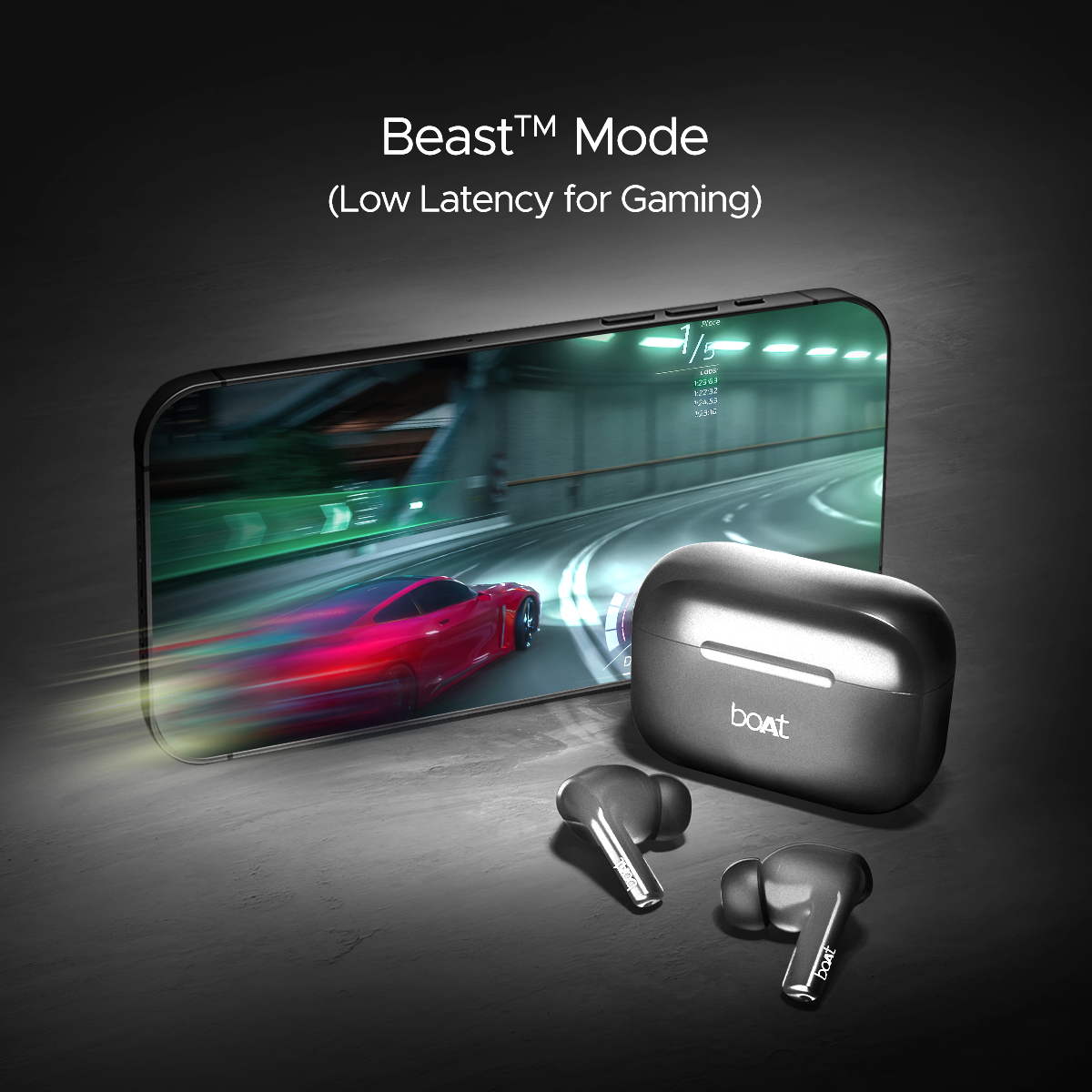 boAt Airdopes 161 (Metallic) | Wireless Earbuds with Massive Playback of upto 50 Hours, IPX4 Water & Sweat Resistance, IWP Technology, Type C Interface