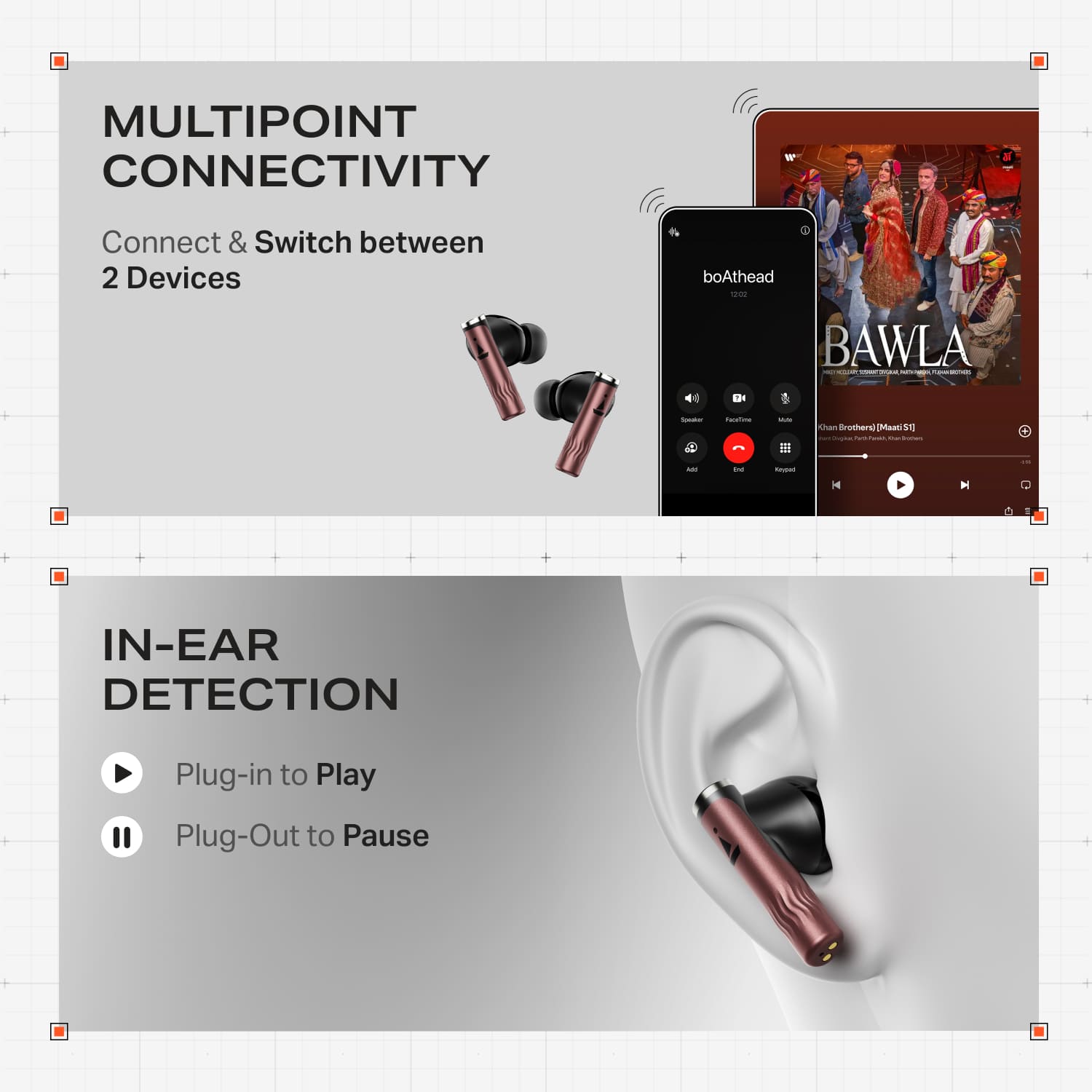 boAt Nirvana Zenith Pro | Wireless Headphones with Spatial Audio, 80H Playback & 50dB Hybrid Adaptive ANC
