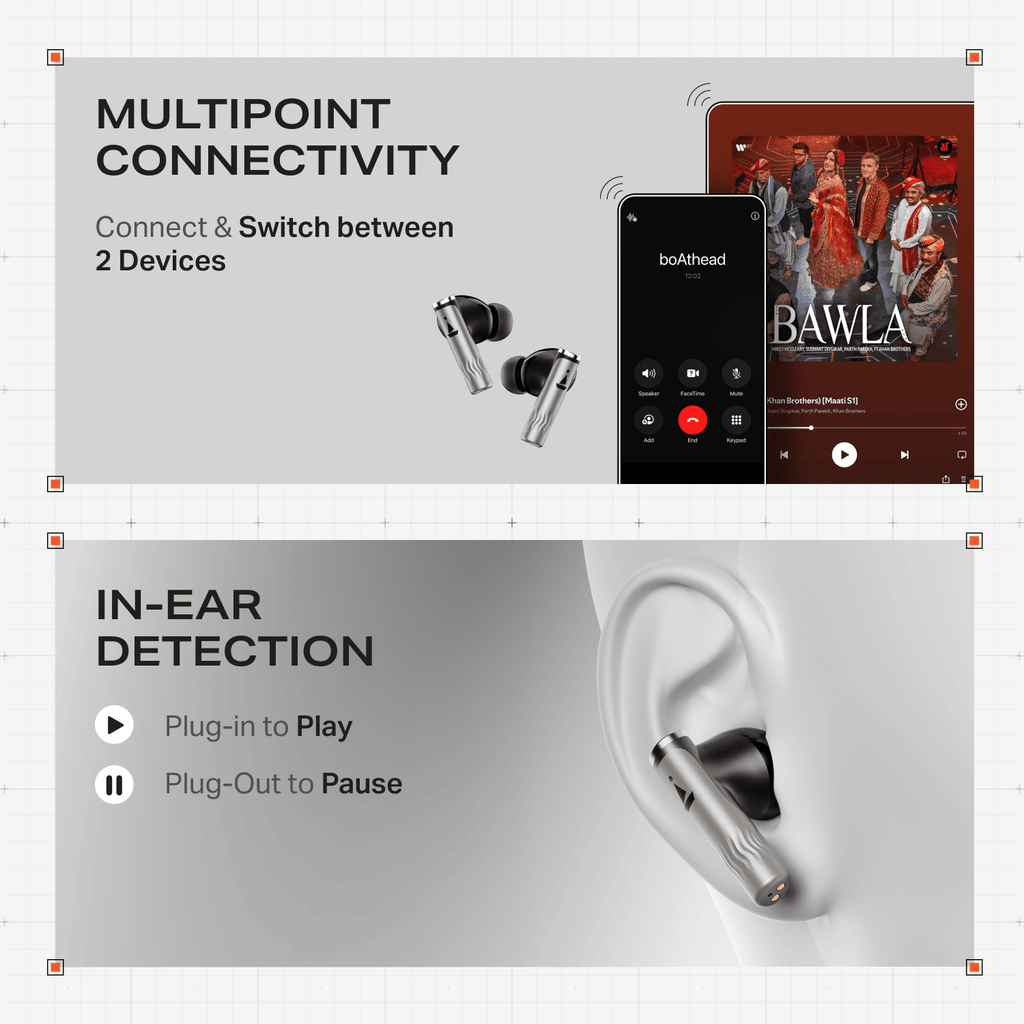 boAt Nirvana Zenith Pro | Wireless Headphones with Spatial Audio, 80H Playback & 50dB Hybrid Adaptive ANC