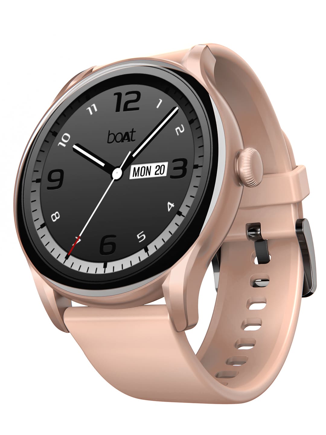 boAt Lunar Connect Ace | Round AMOLED Display Smartwatch with 1.43" (3.63 cm) Screen, Bluetooth Calling, 100+ Sports Modes