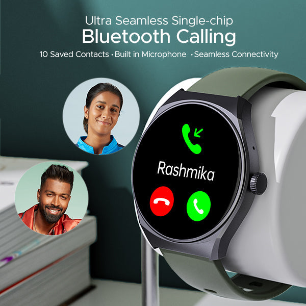 boAt Lunar Seek | Premium Smartwatch with Bluetooth Calling, Functional Crown, 100+ Sports Modes, IP67 rating