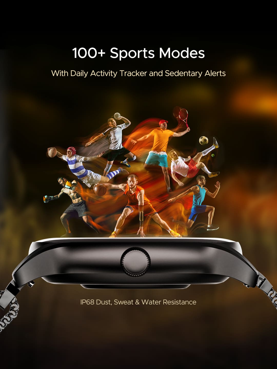 boAt Lunar Connect Ace | Round AMOLED Display Smartwatch with 1.43" (3.63 cm) Screen, Bluetooth Calling, 100+ Sports Modes