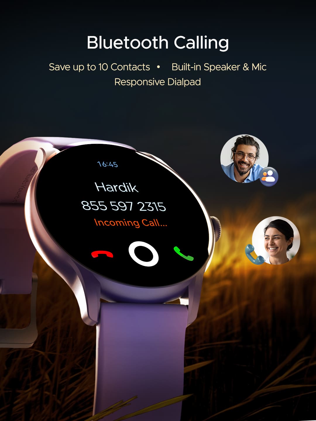 boAt Lunar Connect Ace | Round AMOLED Display Smartwatch with 1.43" (3.63 cm) Screen, Bluetooth Calling, 100+ Sports Modes